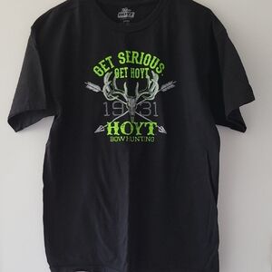 Hoyt Black Graphic T-Shirt for Men